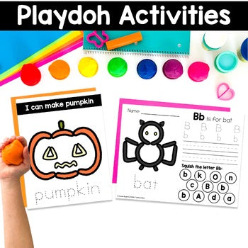 Halloween October Fine Motor Activities Bundle