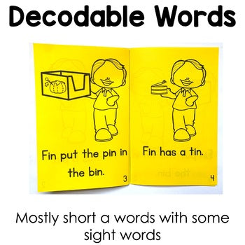 Short I Decodable Books | Word Families