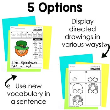 March Directed Drawings with Shapes | Spring