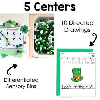 March Reading Centers for Kindergarten