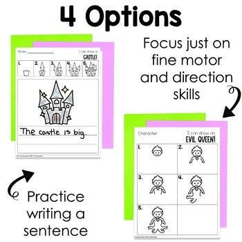 Fantasy Fairytale Directed Drawings