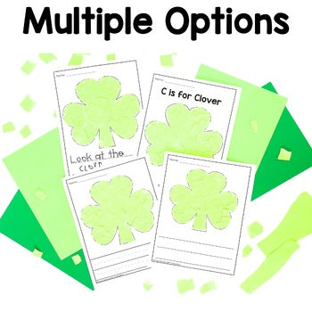 Clover Tear Art Craft | St Patricks Day Craft