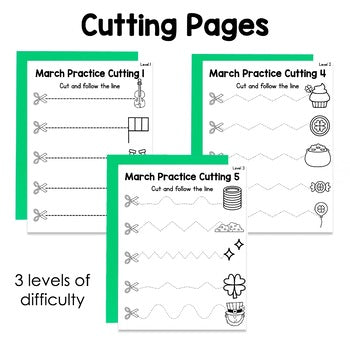 March Fine Motor Activities Bundle