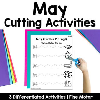 May Cutting Pages | Fine Motor Tubs | Morning Work