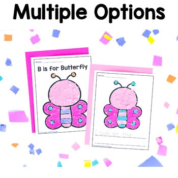 Butterfly Tear Art Craft | Spring Craft