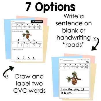 CVCE Words Directed Drawings | Decodable | Phonics