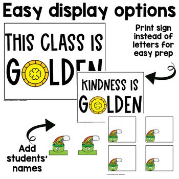 Pot of Gold Craft | Bulletin Board | St Patricks Day | March