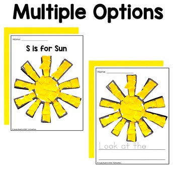 Sun Tear Art Craft | Spring Summer Craft