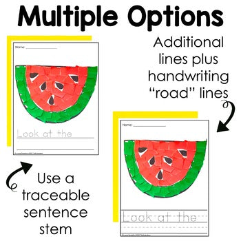 Watermelon Tear Art Craft | Spring Summer Craft