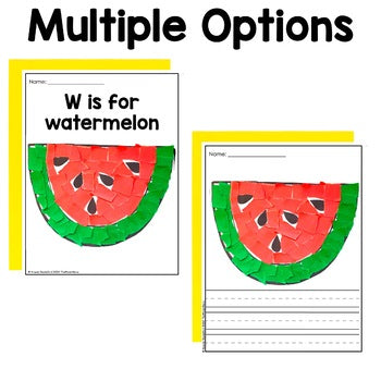 Watermelon Tear Art Craft | Spring Summer Craft