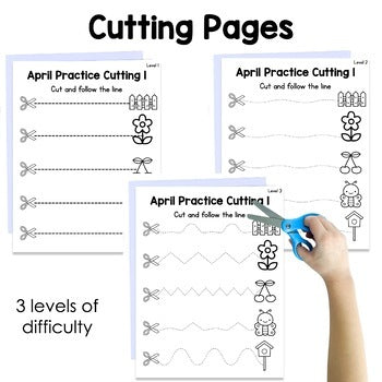 April Fine Motor Activities Bundle