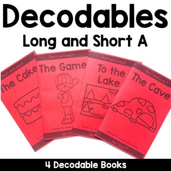 Long and Short A Decodable Books