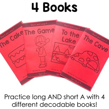 Long and Short A Decodable Books