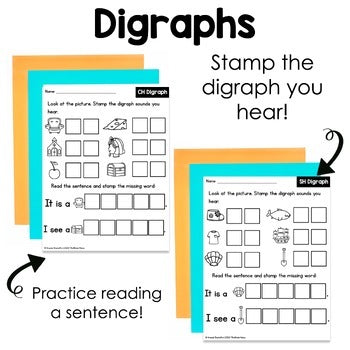 Digraph Stamping Center | No Prep