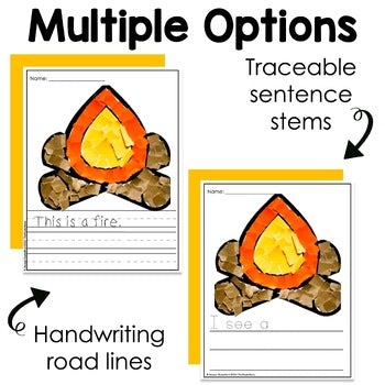 Bonfire Tear Art Craft | Fall