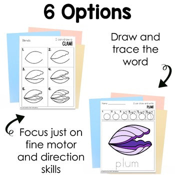 Blends Directed Drawings | Decodable | Phonics