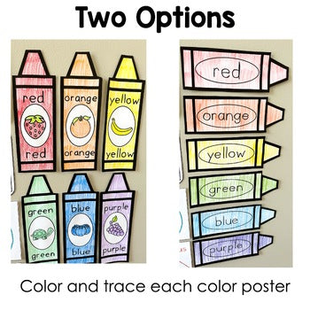 Student Centered Color Posters | English and Spanish