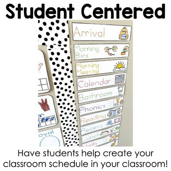 Student Centered Visual Schedule