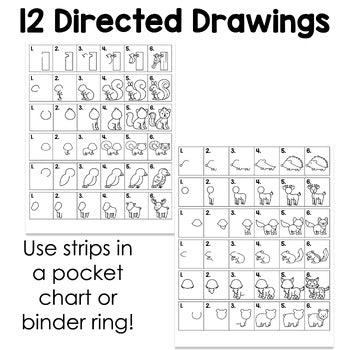 Forest Animals Directed Drawings | Woodland