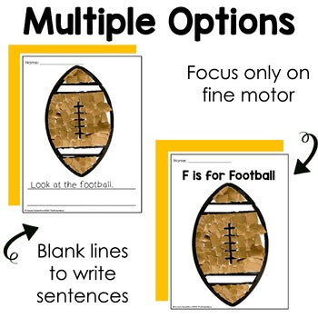 Football Tear Art Craft | Fall