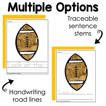 Football Tear Art Craft | Fall