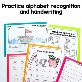 Alphabet Writing Center | Real Pictures | Science of Reading