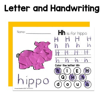 Alphabet Tear Art Crafts