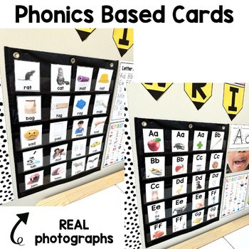 Phonics Writing Center | Science of Reading | Real Pictures