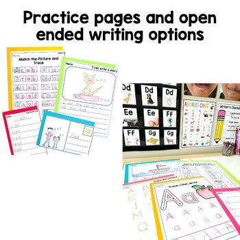 Phonics Writing Center | Science of Reading | Real Pictures