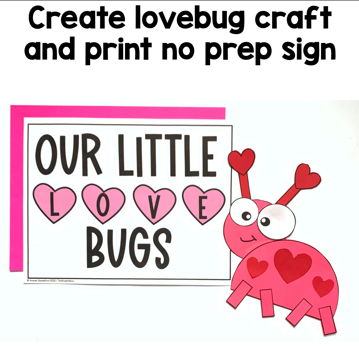 Valentines Day Craft | Lovebug