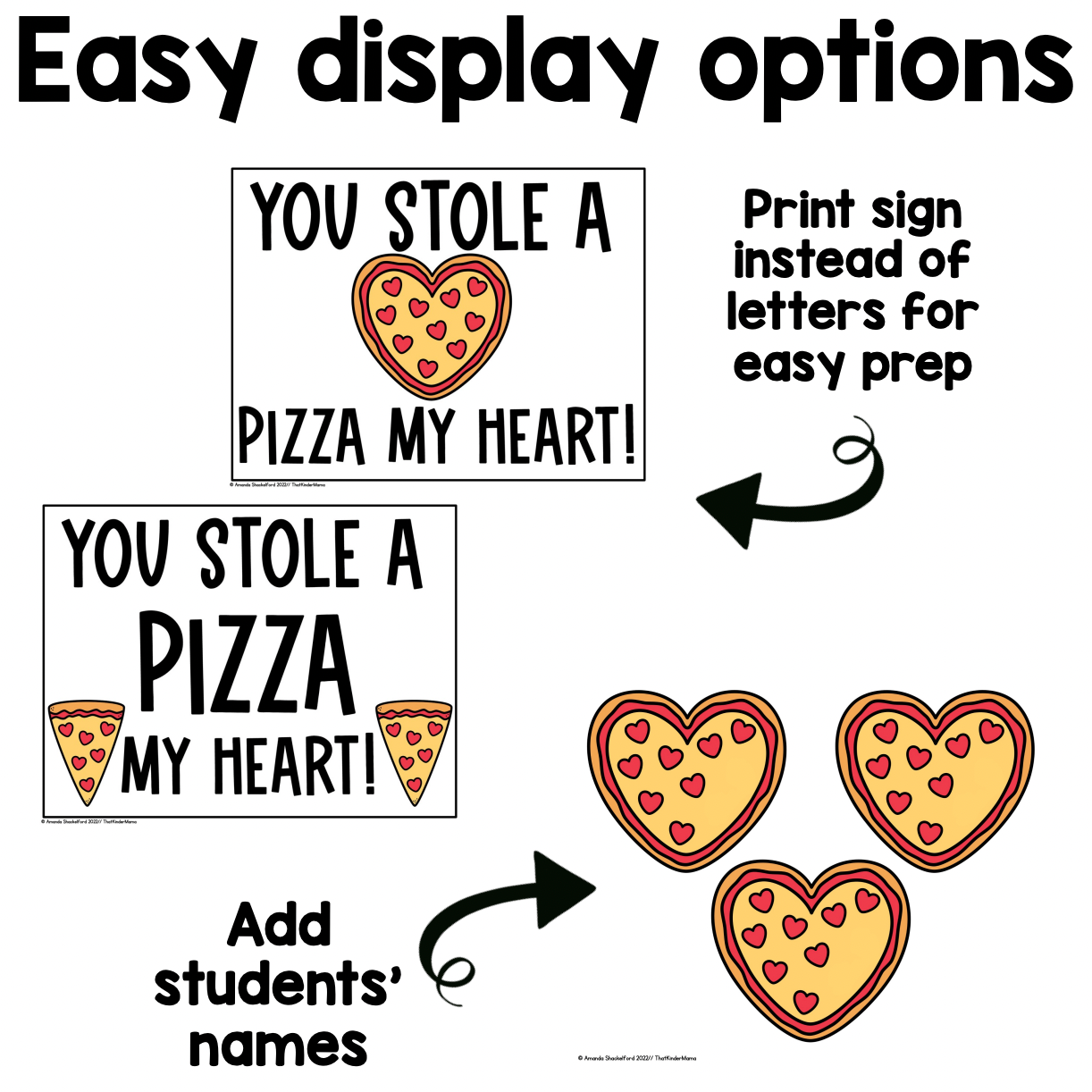Valentines Day Craft | Pizza