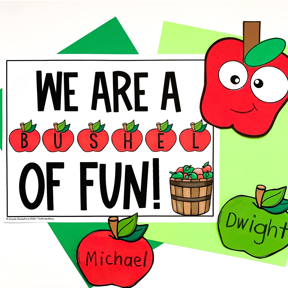 Back to School Bulletin Board and Craft | Apple