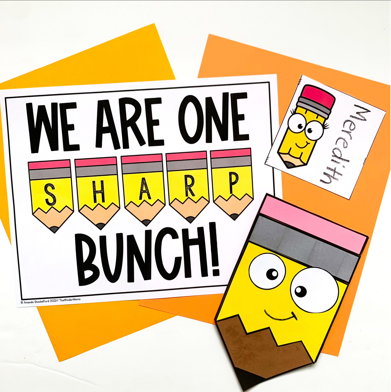 Back to School Bulletin Board and Craft | Pencil Craft