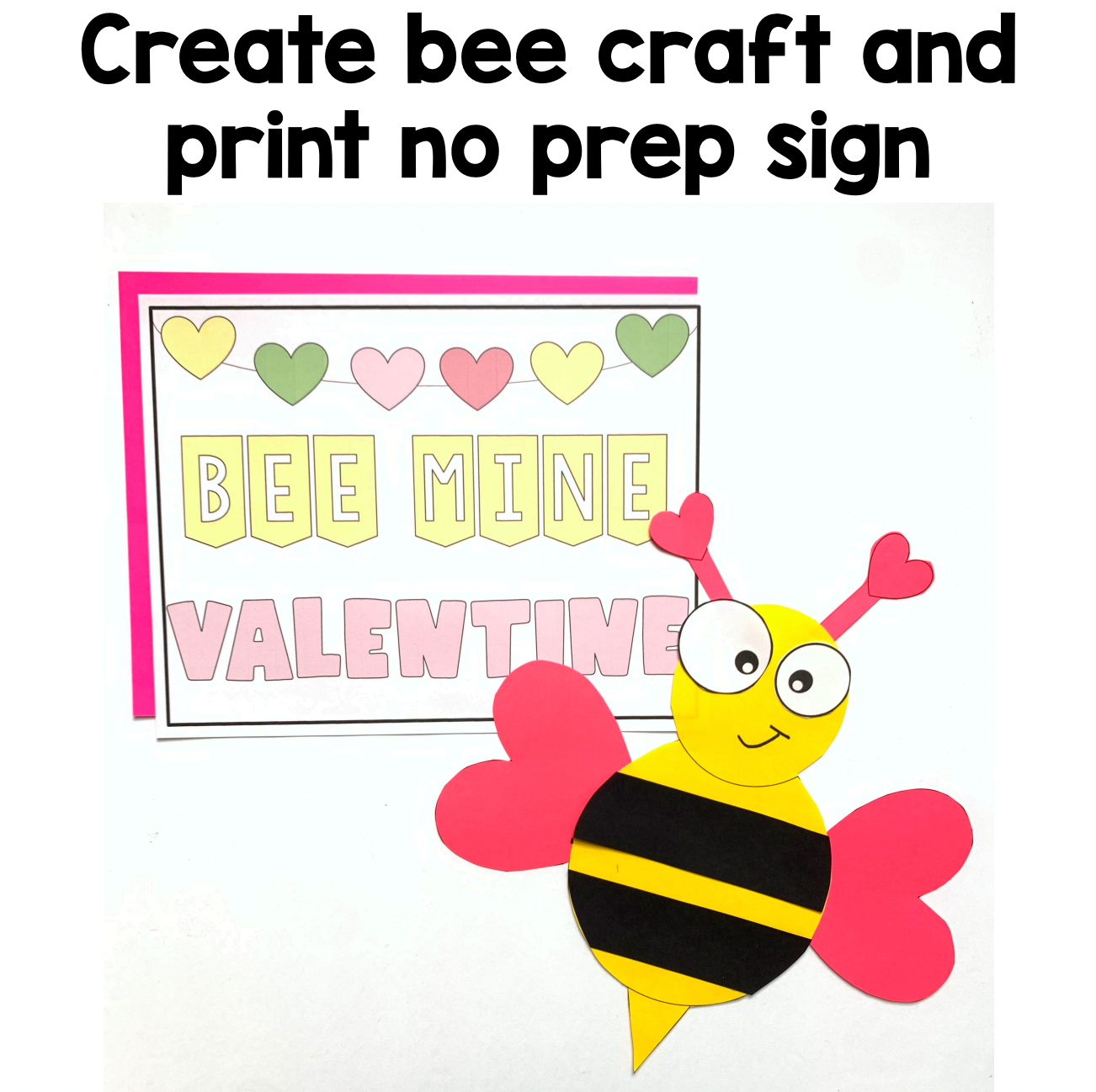 Bee Mine Valentines Day Craft