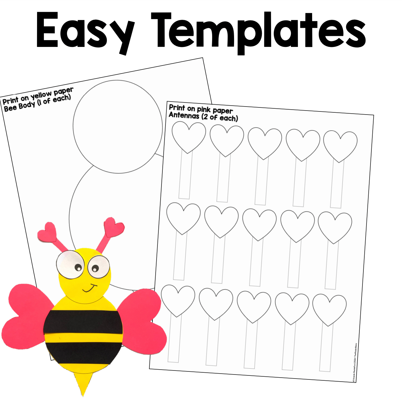 Bee Mine Valentines Day Craft