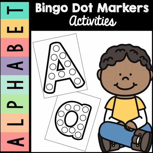 Bingo Dot Markers | Alphabet Upper and Lowercase