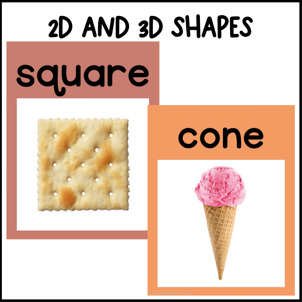 Boho Nonfiction 2D and 3D Shapes | Real Pictures