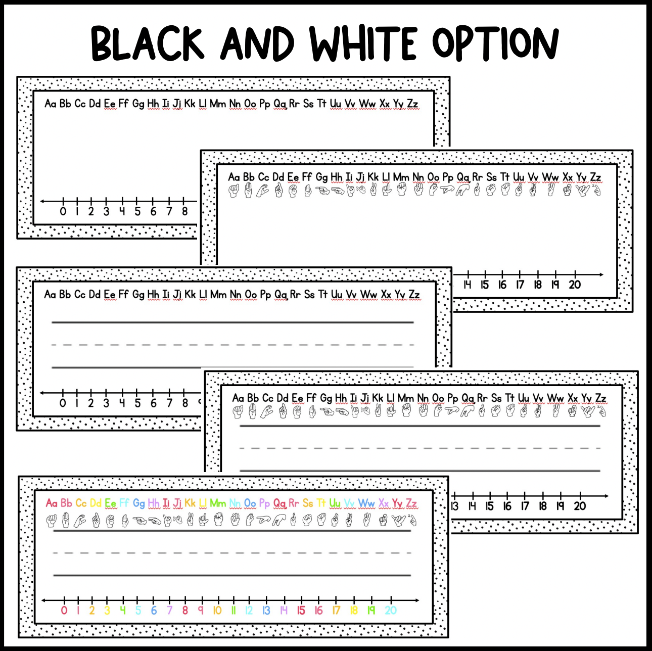 Bright Rainbow Name Plates | Editable | Dalmatian | Name Tags | ASL