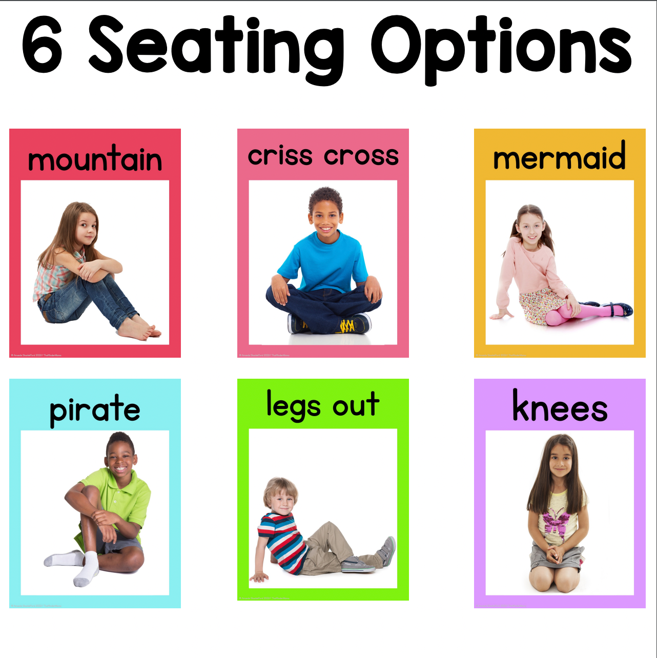 Carpet Posters | Nonfiction | Editable | Bright Rainbow