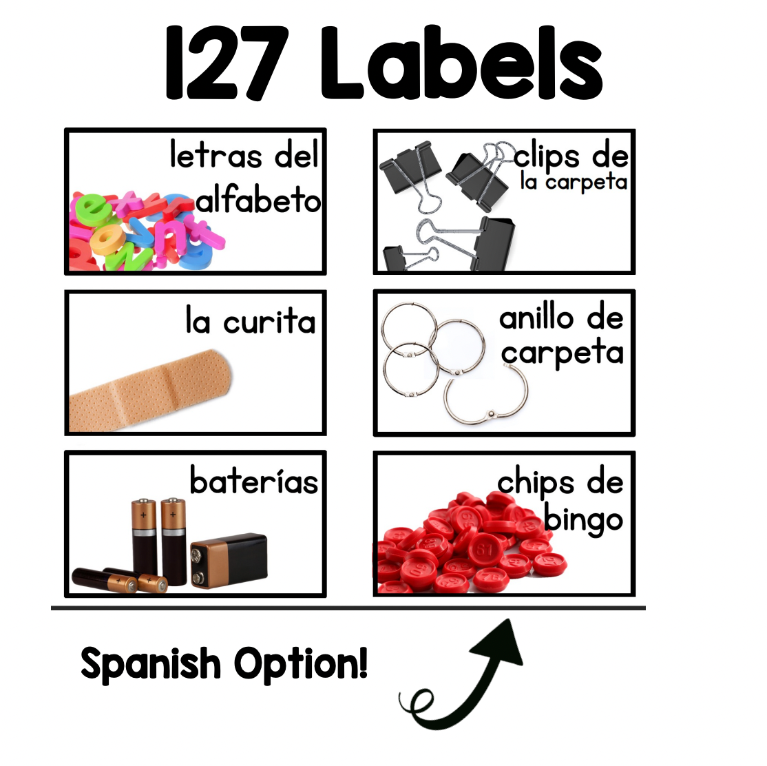 Classroom Supply Labels Real Pictures | Nonfiction | Editable