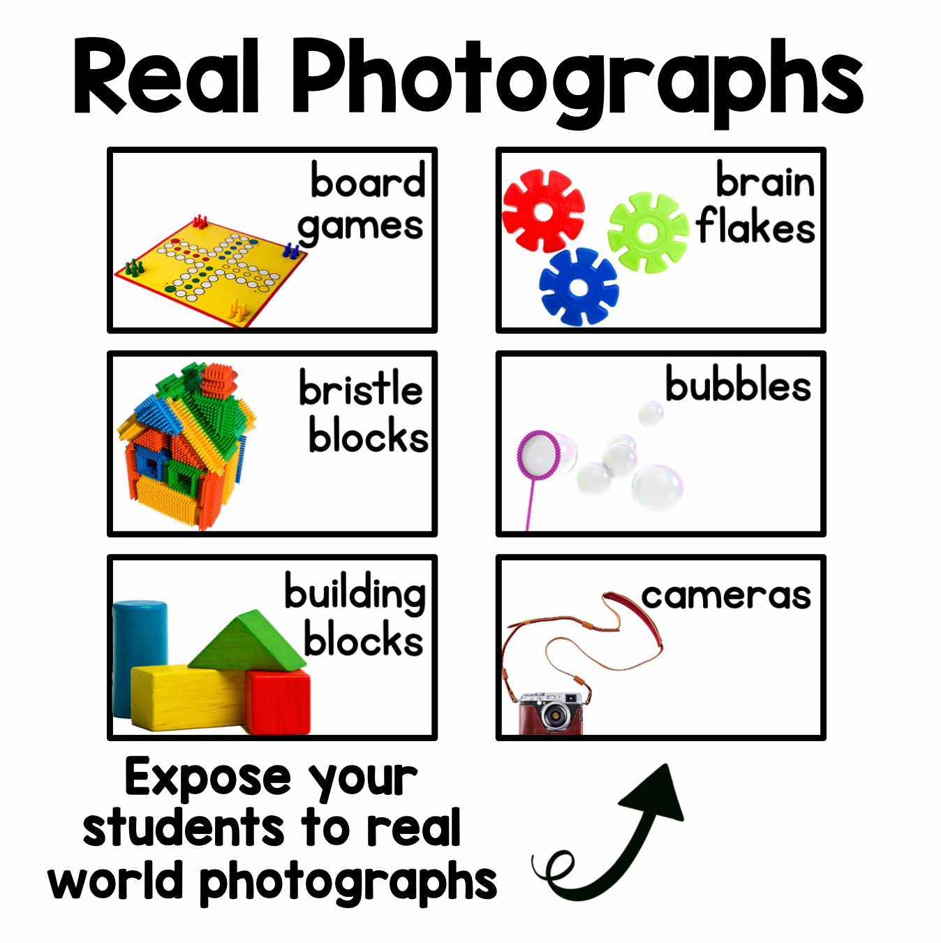 Classroom Toy Labels Real Pictures | Nonfiction | Editable