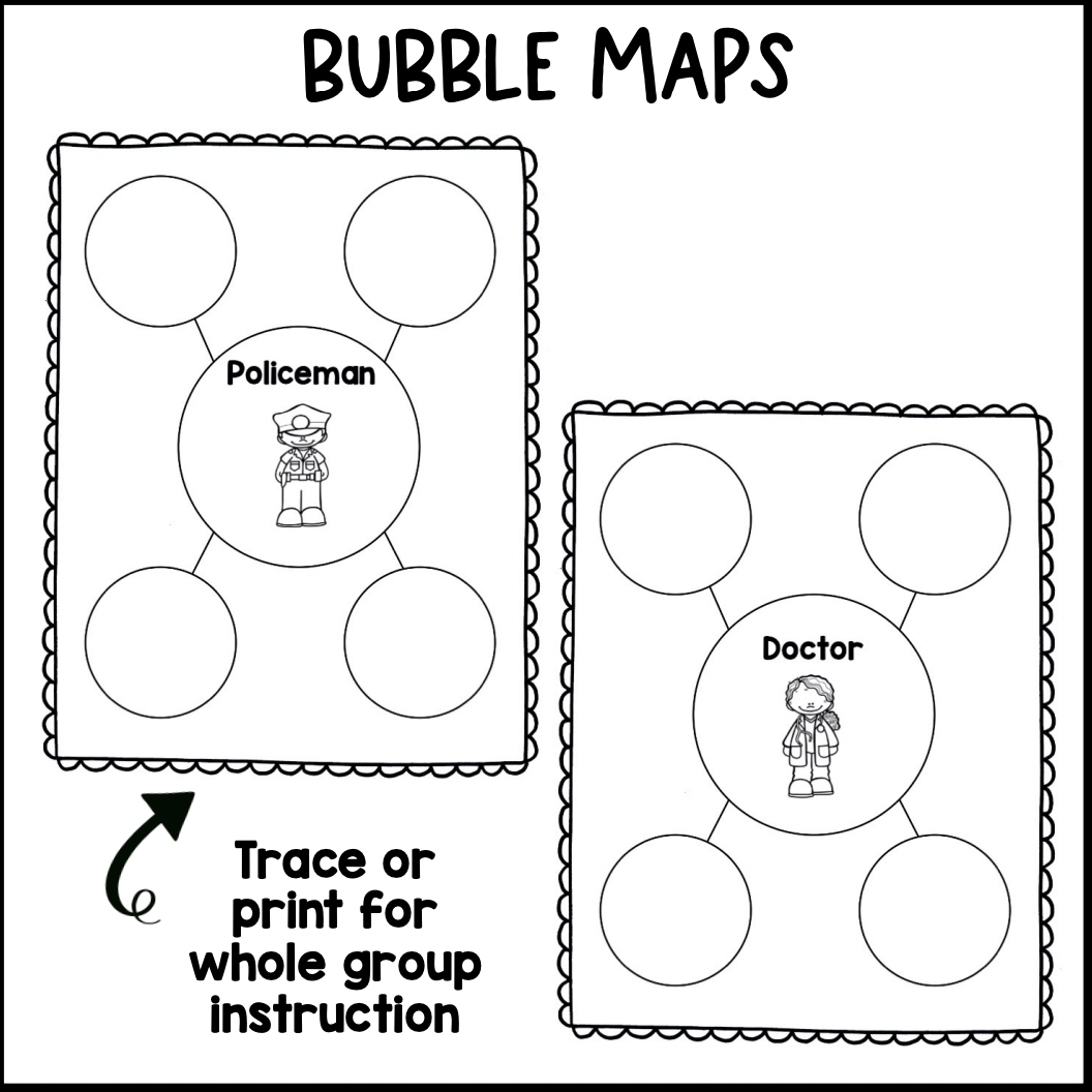 Community Helpers Writing | Kindergarten | Craft