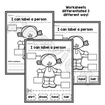 I Can Label a Picture | Kindergarten Writing | Workshop | Labeling