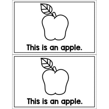 Parts of an Apple | Emergent Reader | Apples