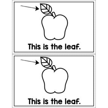Parts of an Apple | Emergent Reader | Apples