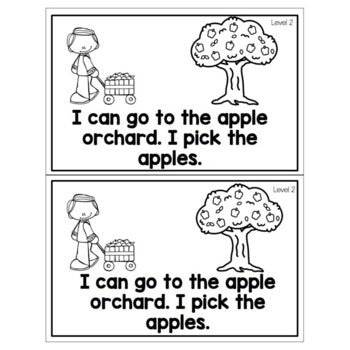 I Can Make Applesauce | Emergent Reader | Apples
