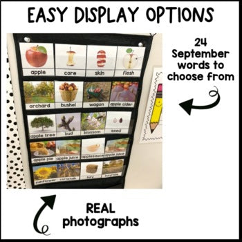 September Writing Center | Nonfiction Pictures | Real Pictures | Editable