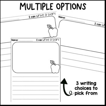 September Writing Center | Nonfiction Pictures | Real Pictures | Editable