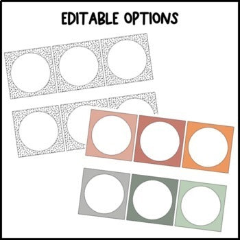 Modern Boho Student Book Bin Labels | Editable | Dalmatian