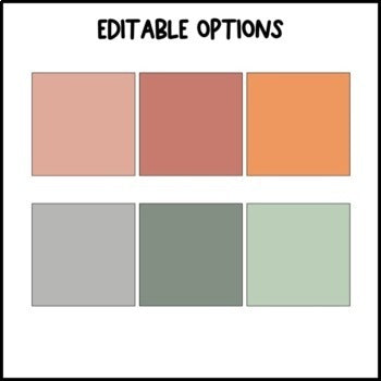 Modern Boho Student Book Bin Labels | Editable | Dalmatian